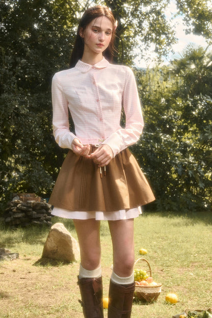 Classic Check Short Skirt