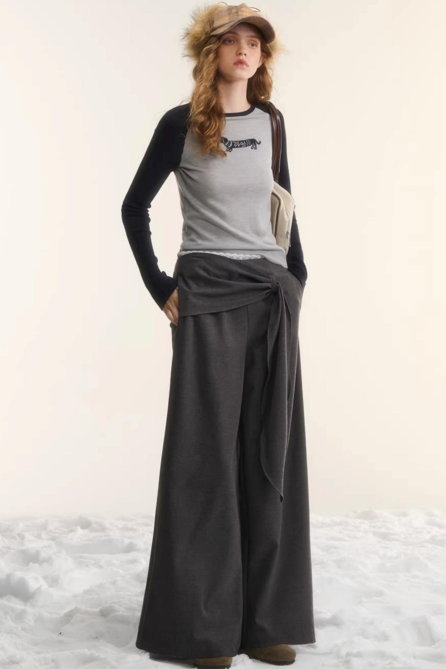 Wool Fair Isle Dachshund Top