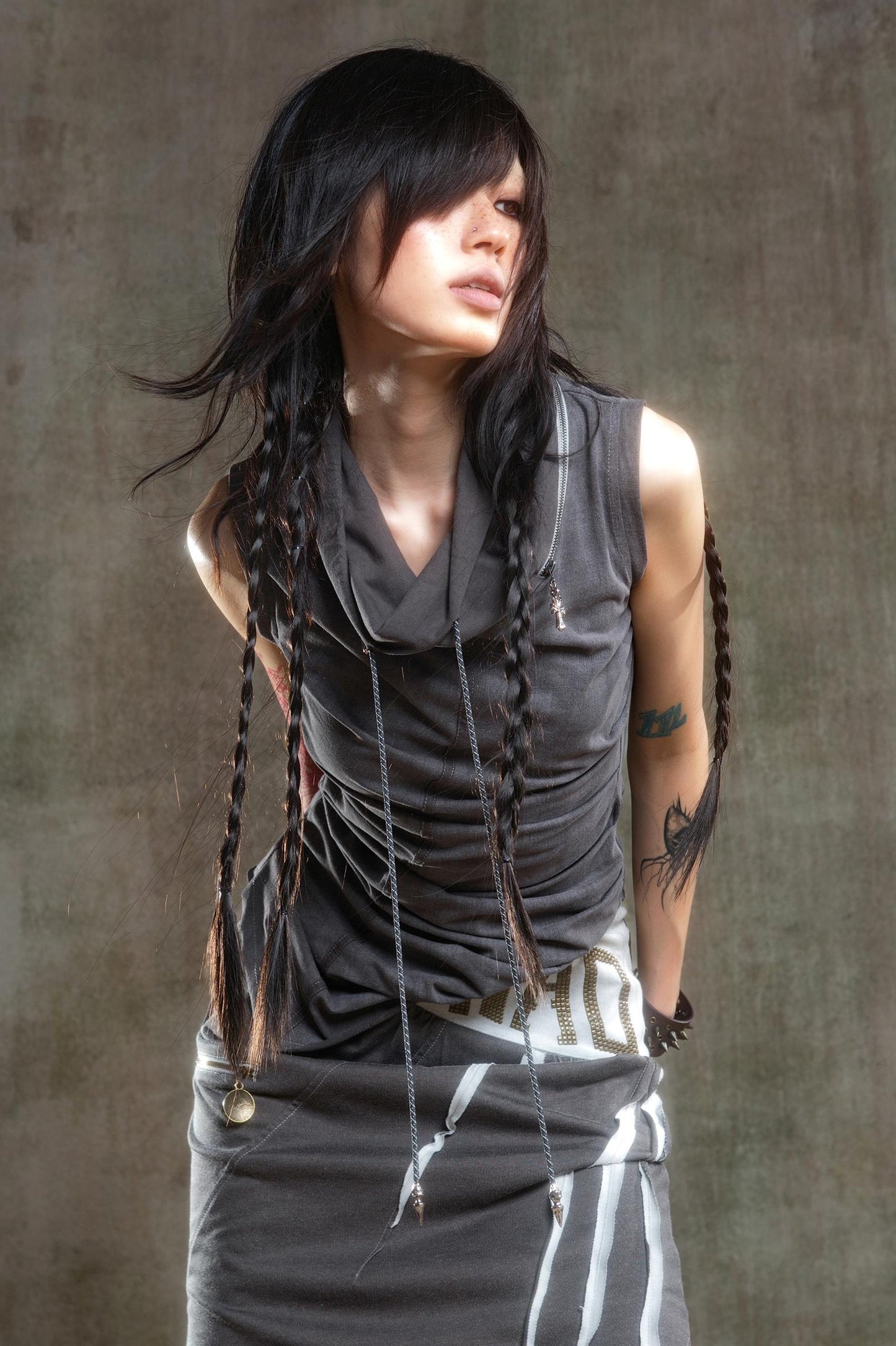 Punk Pleated Vest