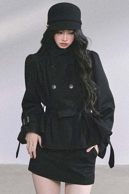 French Autumn Coat & Skirt Set-Up