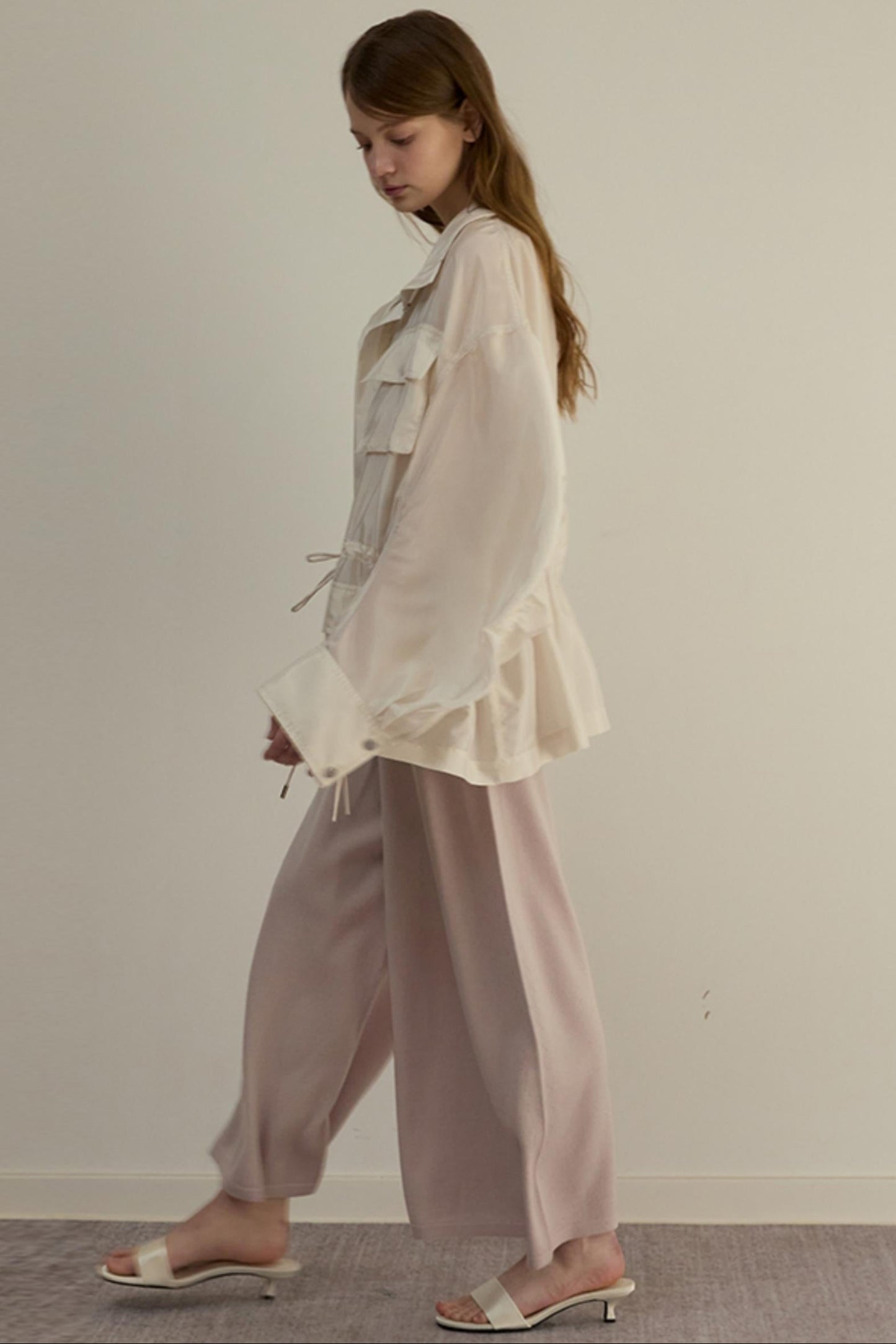 Pink Duo One-piece Pants Set-Up