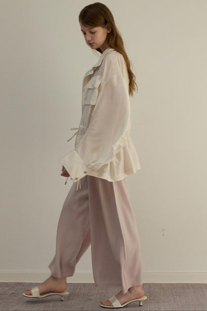 Pink Duo One-piece Pants Set-Up