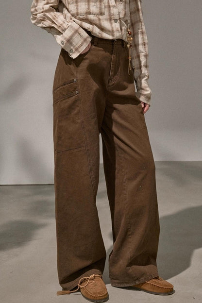 Riveted Cargo Straight Pants