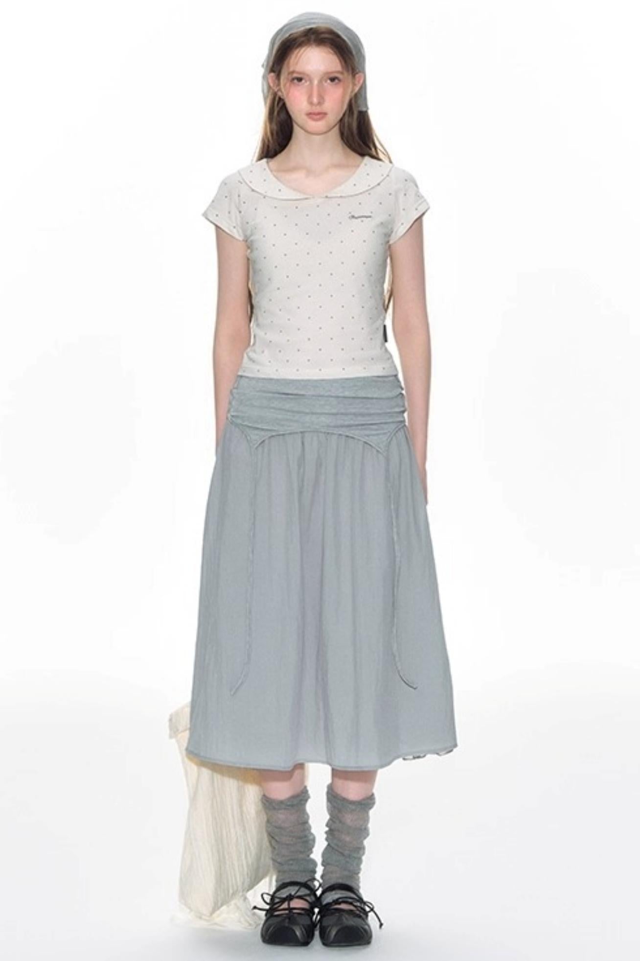 Nap Lace Panel Slip Dress