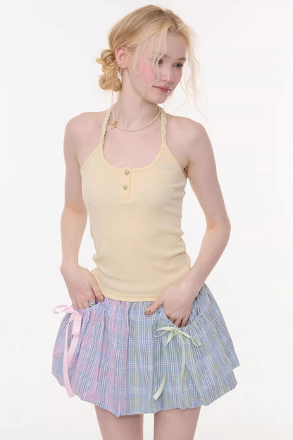 Braided Sunlight Halter Top