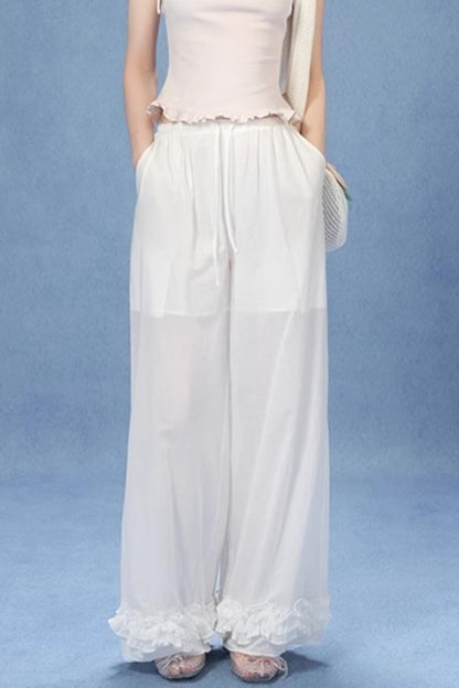Breezy Bloom Wide-Leg Pants