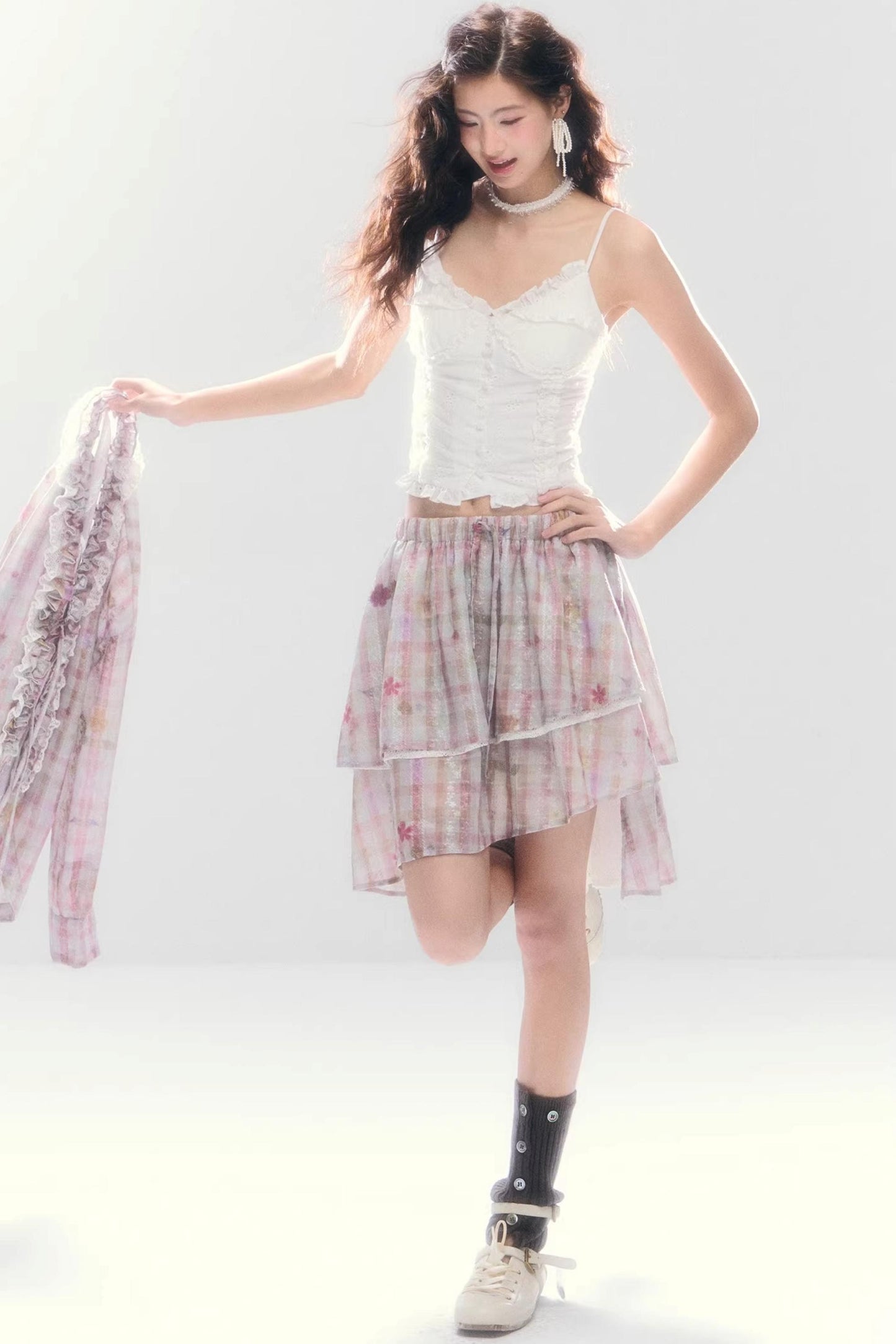 Okinawa Lace Cotton Camisole