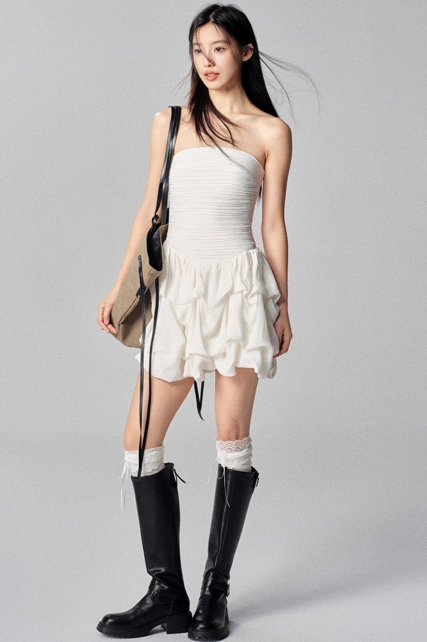 Seas Birch Breeze Pleated Dress