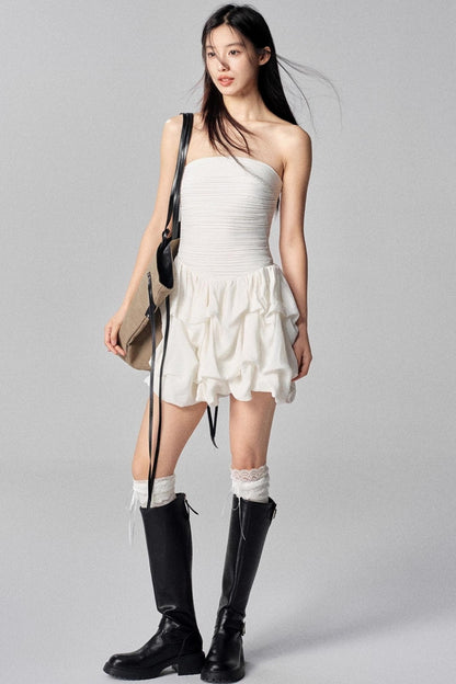 Seas Birch Breeze Pleated Dress