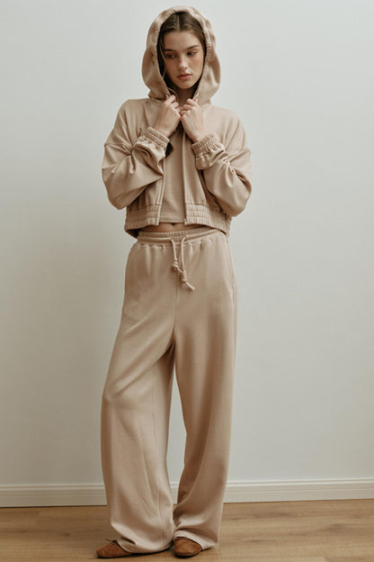 Cloud Soft Crew Neck Jacket Set-Up