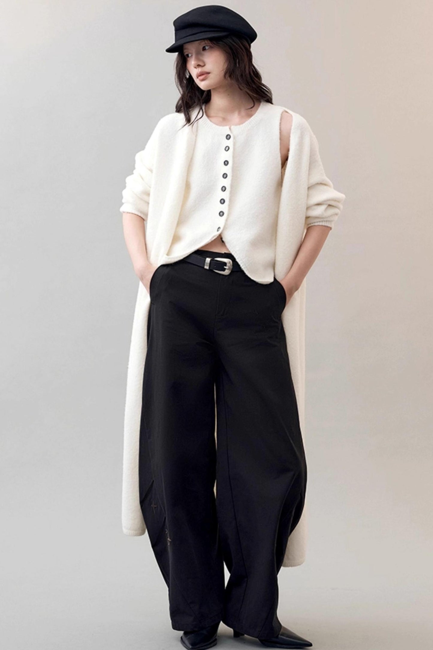 Star Bird Embellished Loose Pants