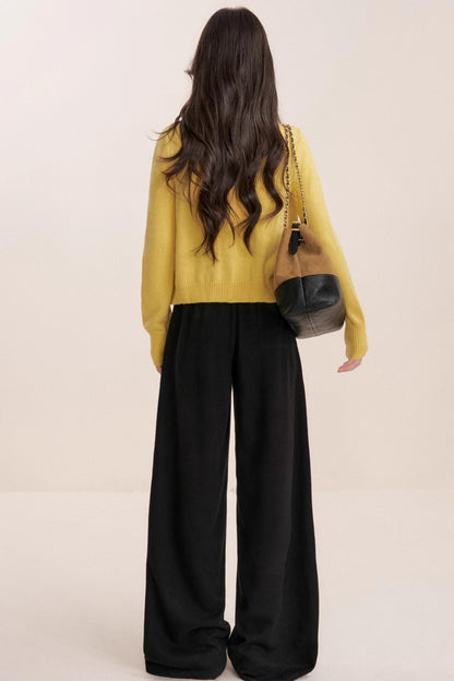 Romantic Lace Wide-Leg Pants