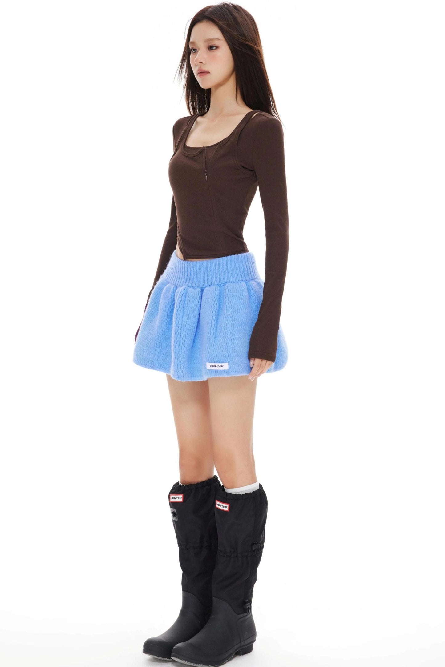 High-Waisted Puffy Skirt