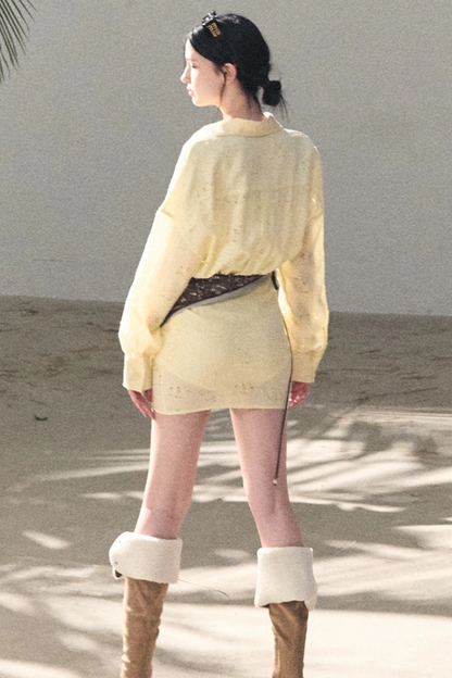 Jacquard Silk Dress Scarf Set