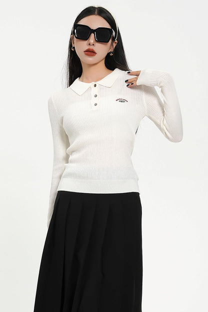 Slim Fit Knit Pullover Sweater