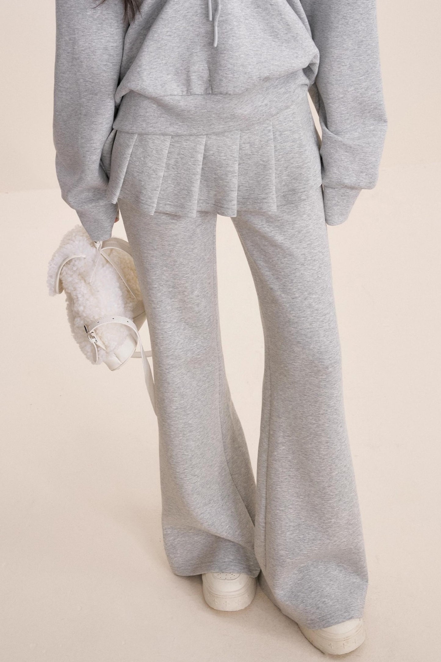 Ballet A-Line Pleated Skirt Bootcut Pants