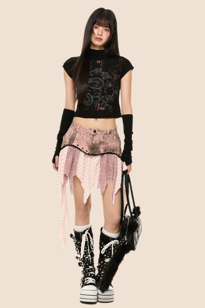 Slim Fit Short Sleeve Crop Tee