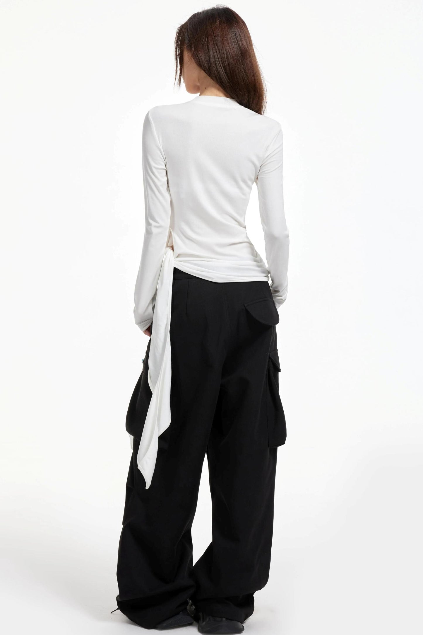 Cargo Wide-Leg Pants