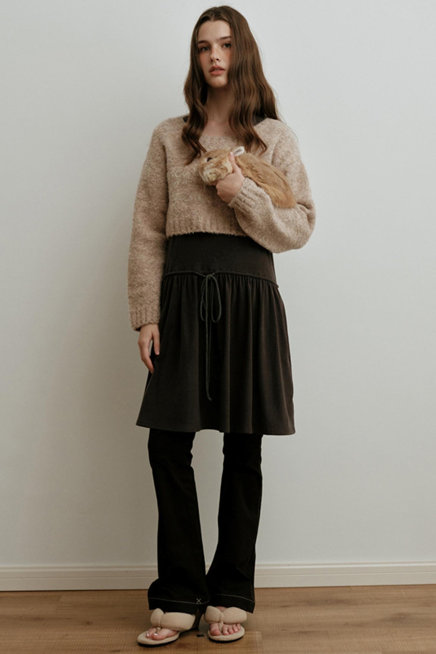 Mist Island Floral Knit Dress