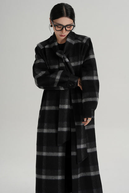 Temperament Woolen Long Coat