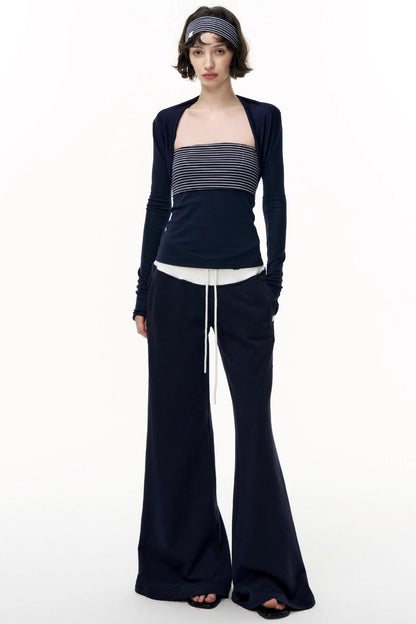 Tencel Waist Long Dress Set-Up