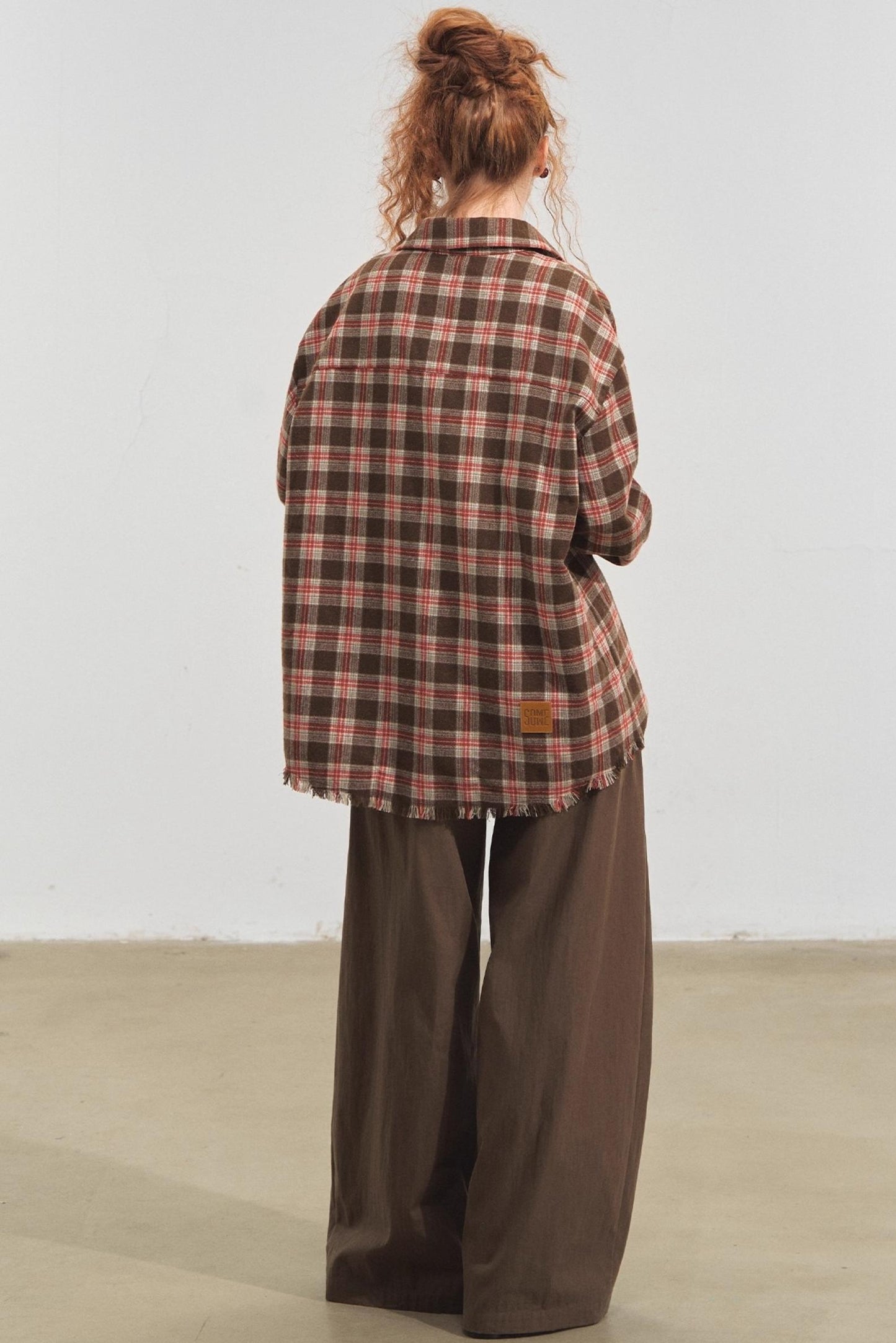 Fun Fringe Plaid Shirt