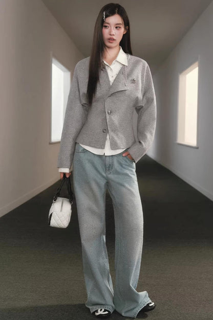 Starry Sky Rhinestone Jeans