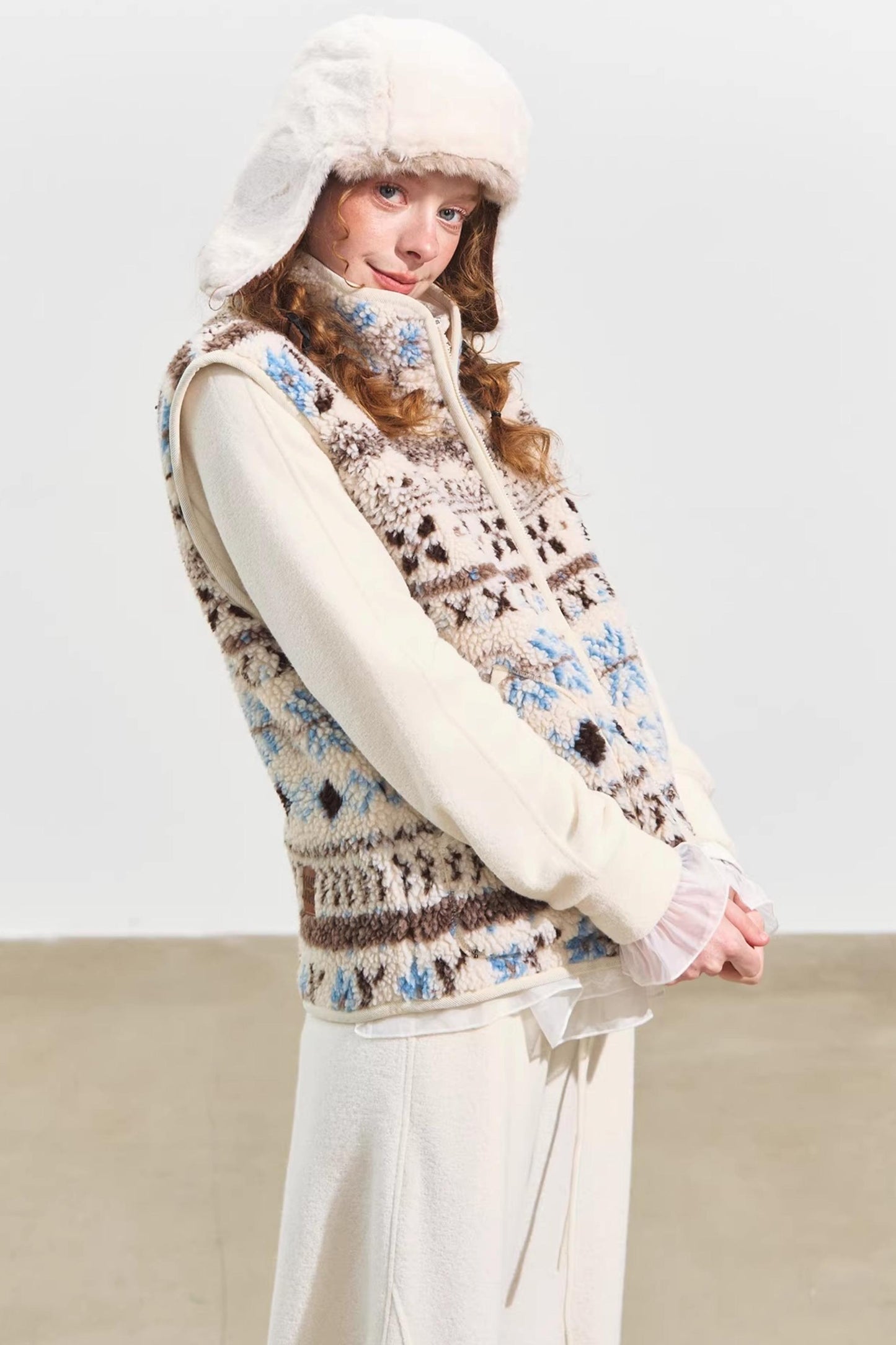 Polar Fleece Jacquard Jacket Set-Up