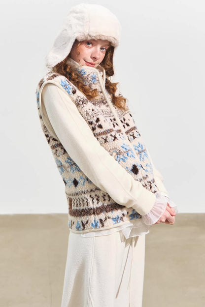 Polar Fleece Jacquard Jacket Set-Up