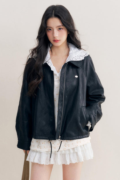 Soft Black Leather Jacket