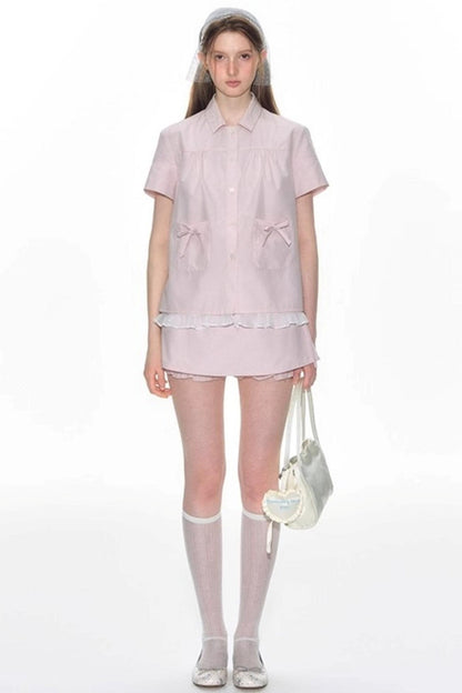 Summer Flower Bud Shirt Set-Up