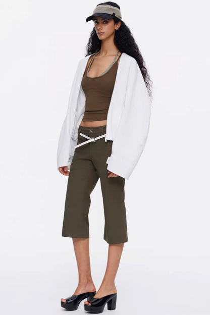 Vintage Exposed Seam Flared Jeans