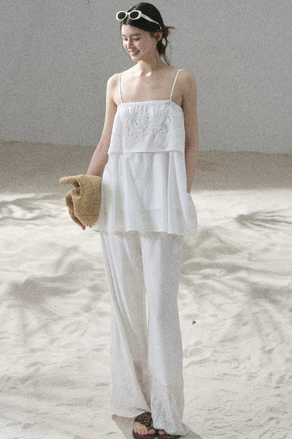 French Chiffon Lace Top Set-Up