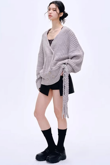 Side Slit Hip-Hugging Skirt Pants