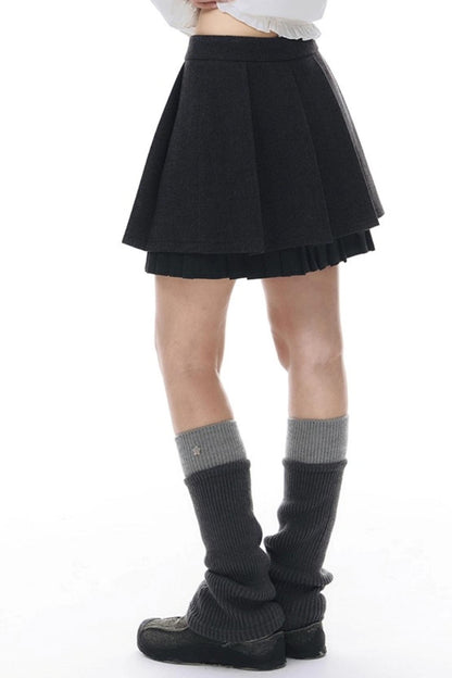 Mid-Leg Stacked Socks