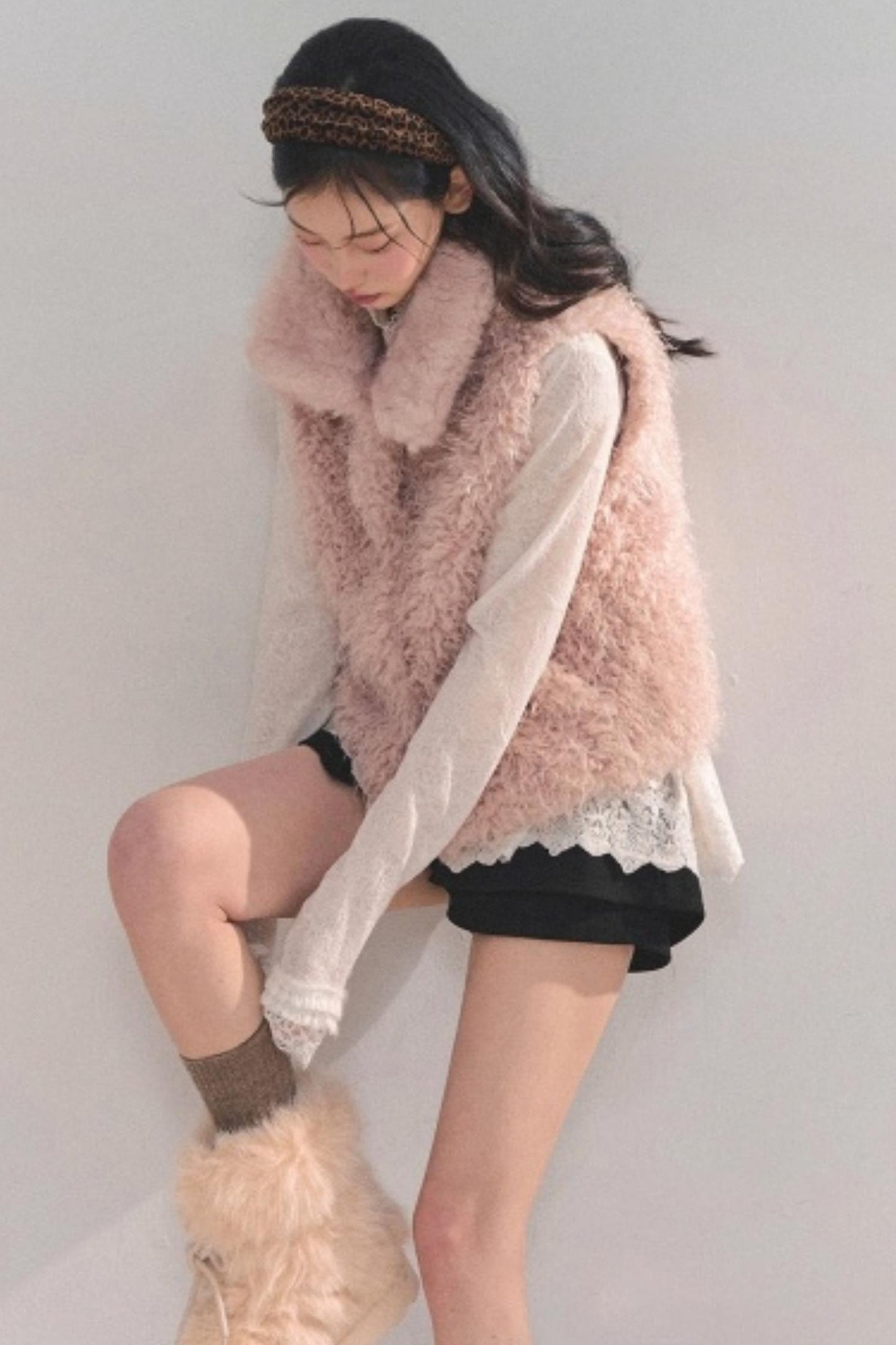 Reversible Faux Fur Vest