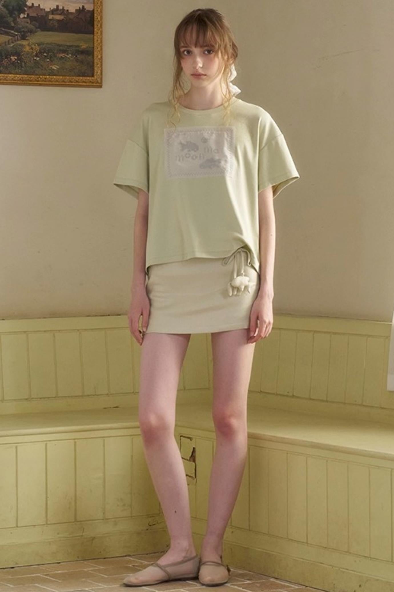 Wandering Fish Embroidered T-shirt