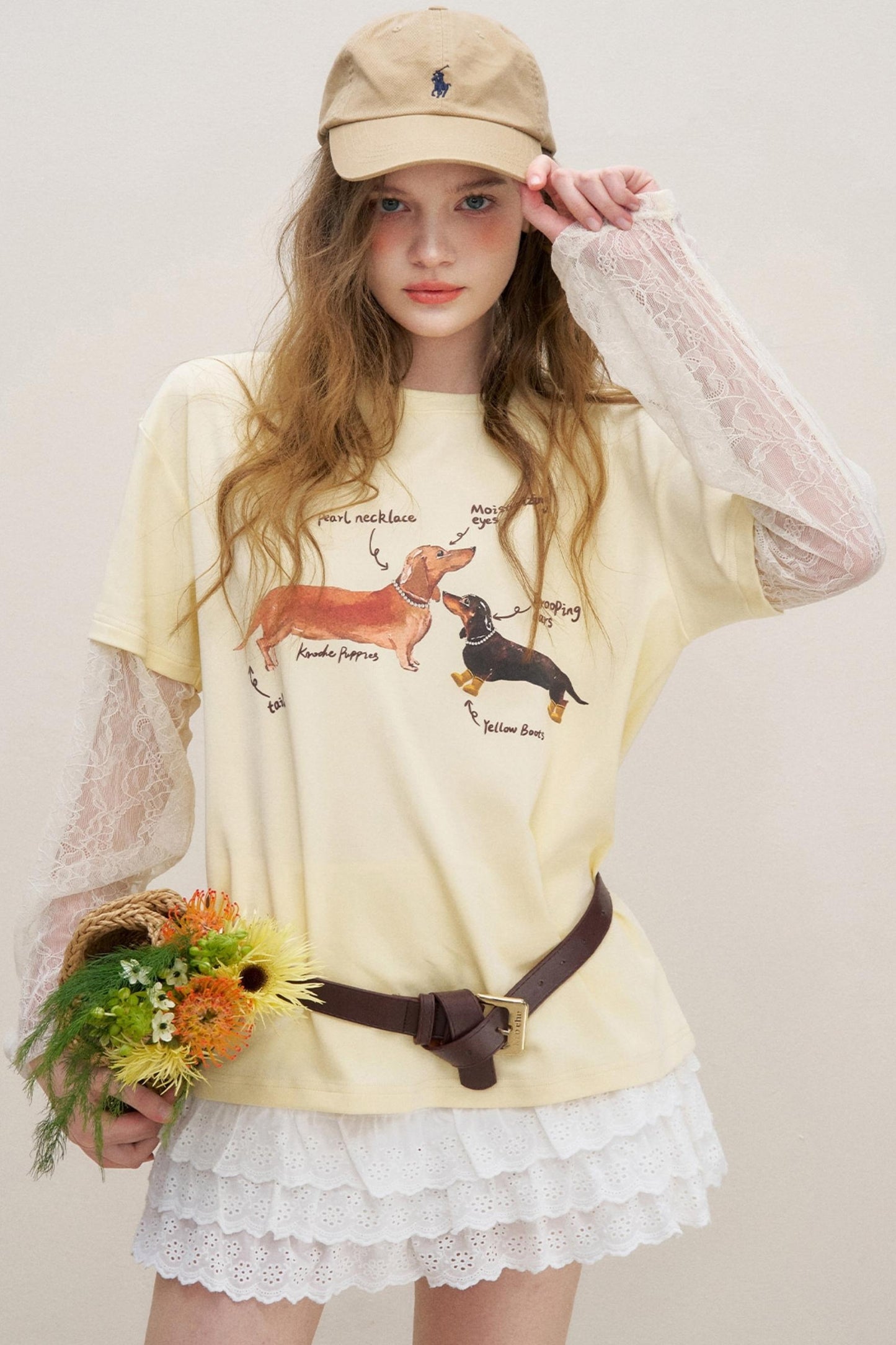 Floral Lace Cake Skirt