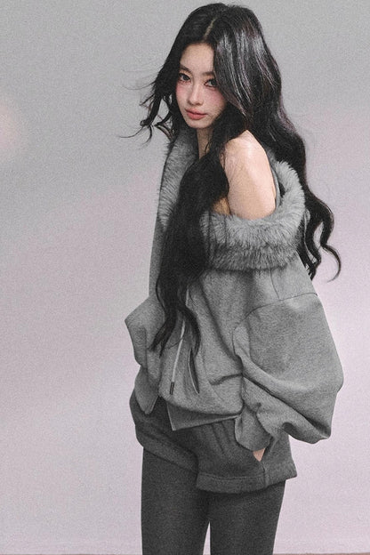 Nordic Winter Top Shorts Two-Piece Set-Up