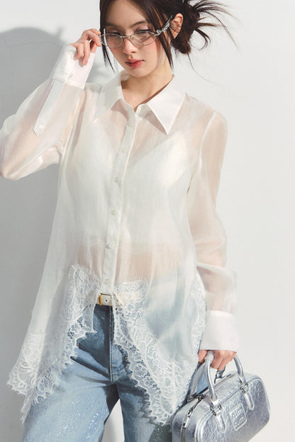 Lightweight Lace Sun Shirt