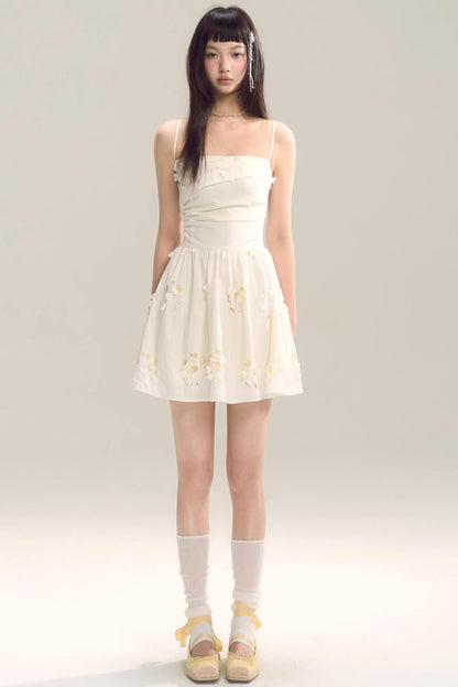 Coastal Floral Halter Dress