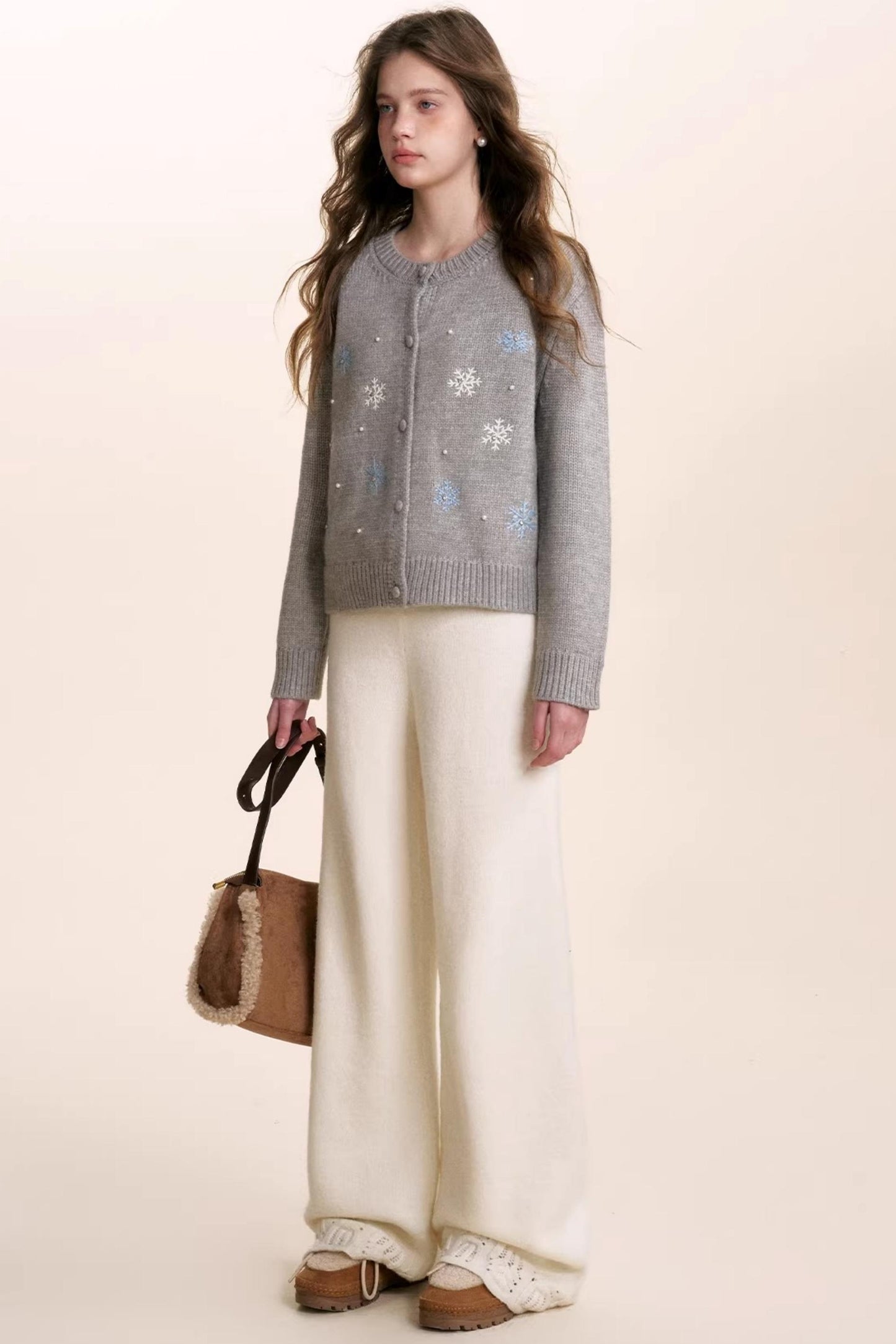 Snowflake Crochet Cardigan