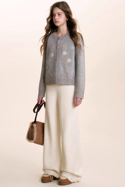 Snowflake Crochet Cardigan