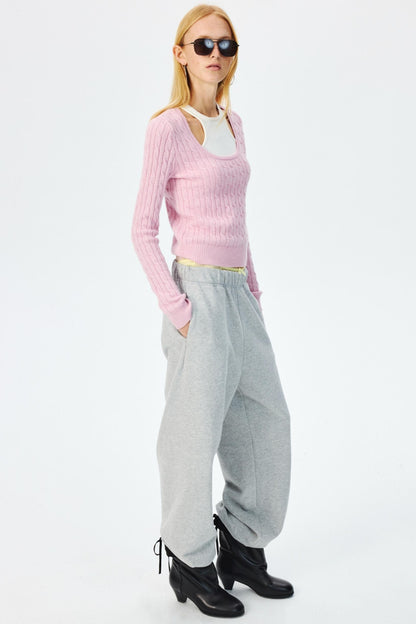 Elasticated Fleece Sweatpants