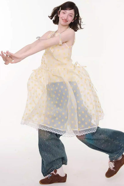 Sweet Wave Polka Dot Dress