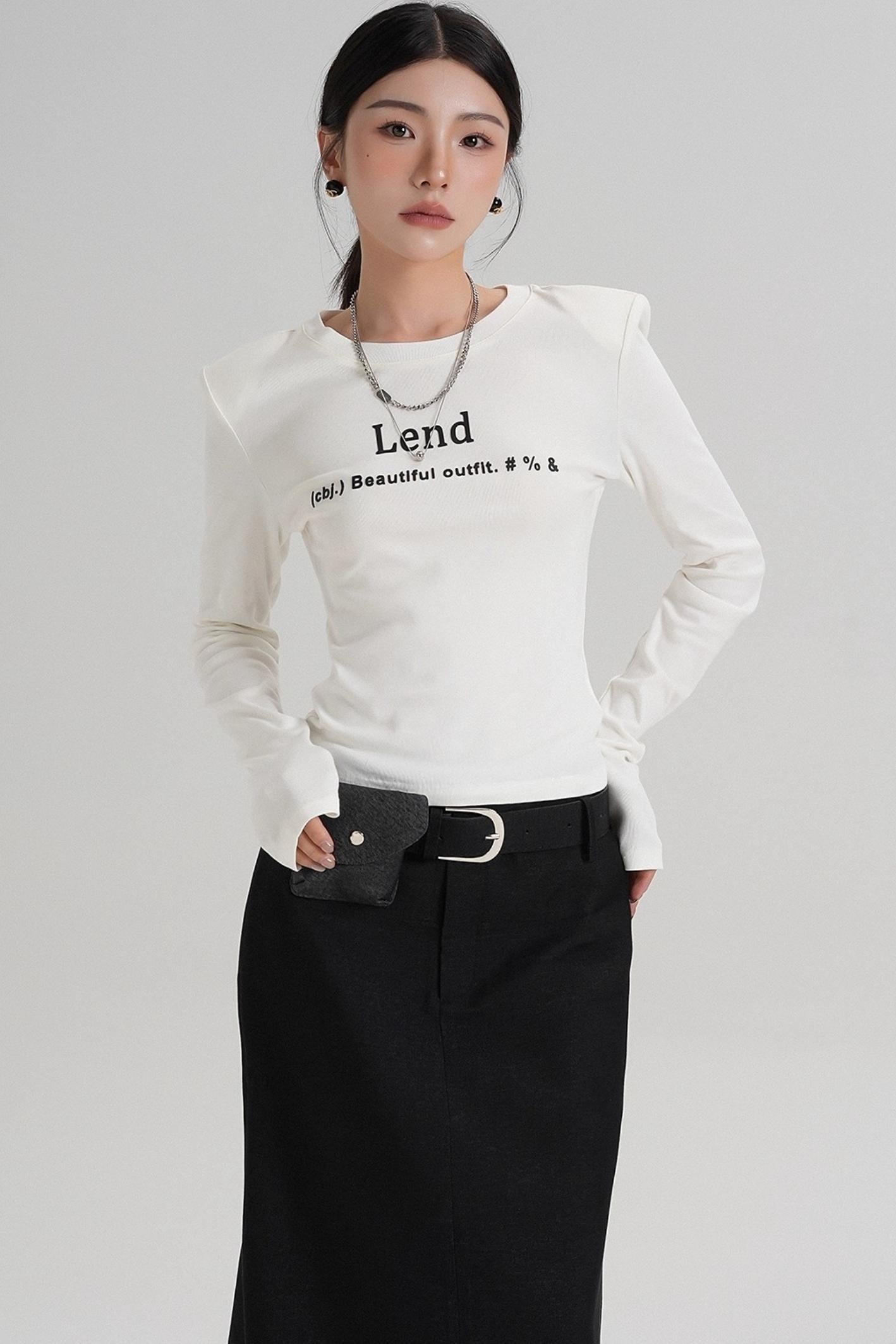 Crewneck Cotton Shirt