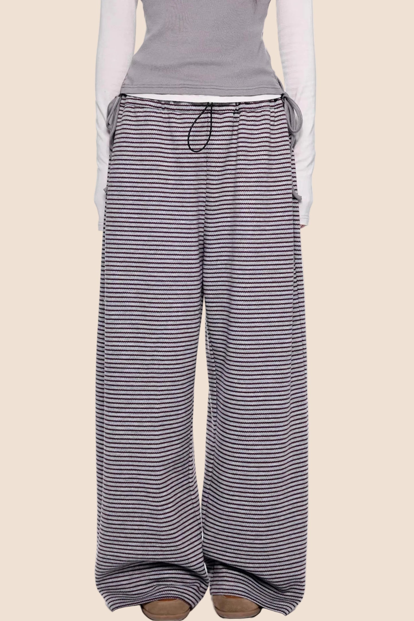 Little Devil Striped Hooded Jacket Set-Up