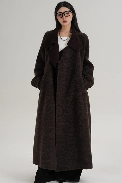 High Neck Wool Coat