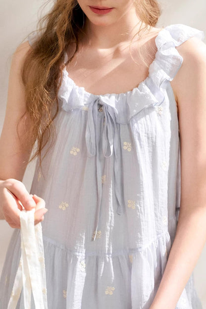 Ruffled A-Line Dress