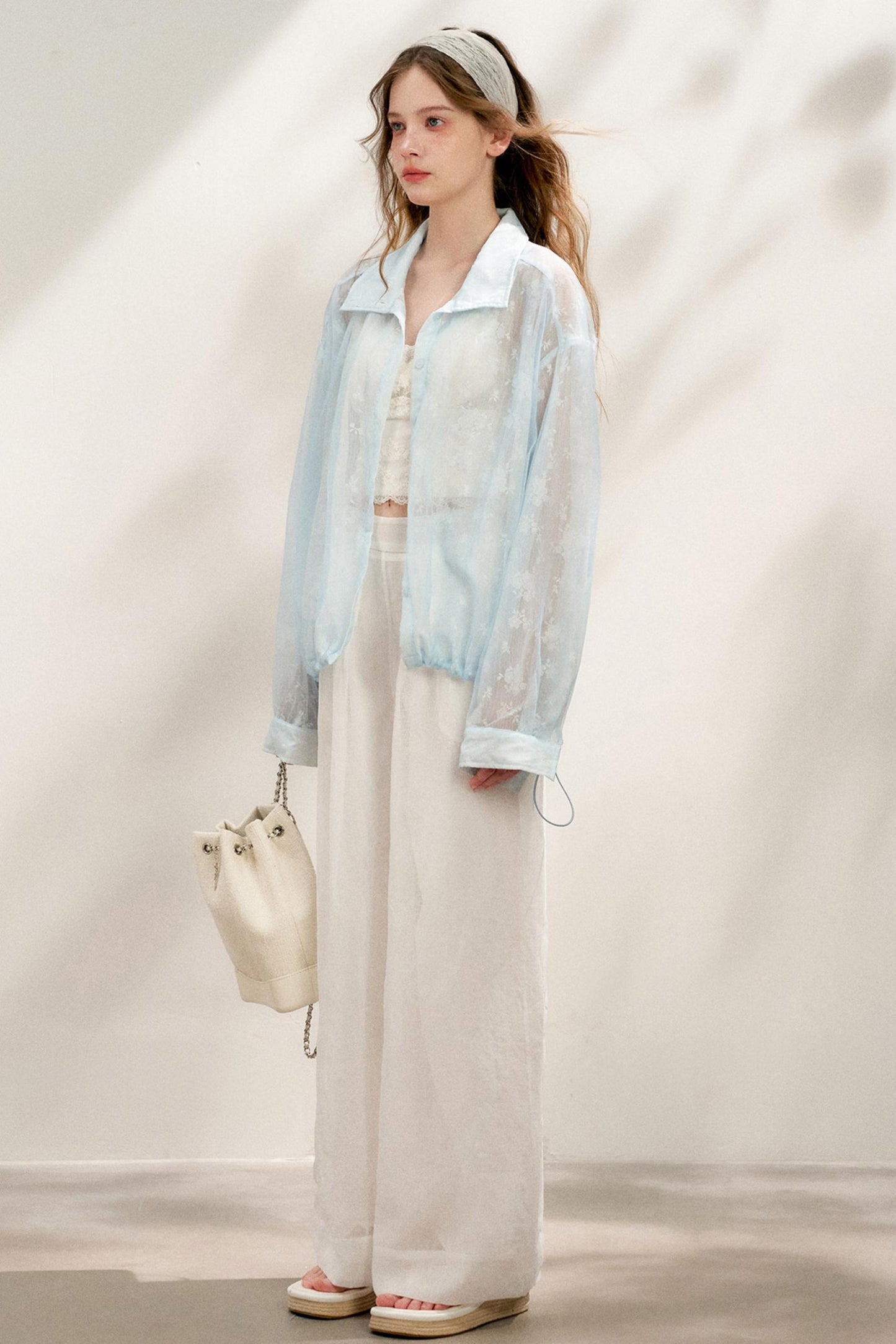 Lace Color-Block Jacket